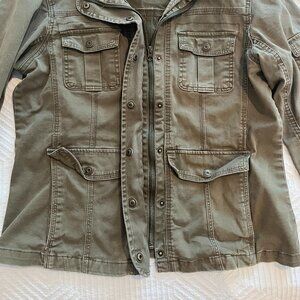 Kensie Olive Utility Jacket Size L